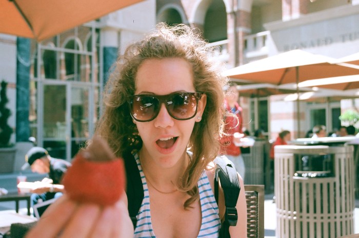 Codeveloper Allison after a Reality Ends Here development meeting. 