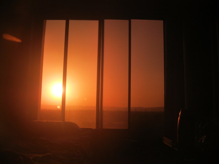 This is me shooting the same view through a sheet of film. I should find a way to fasten it to my lens and use it like a filter. 